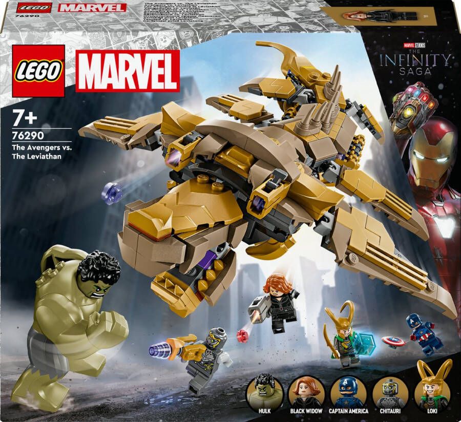 LEGO Super Heroes Marvel De Avengers vs. de Leviathan Bouwbaar Speelgoed voor Kinderen met Hulk 76290