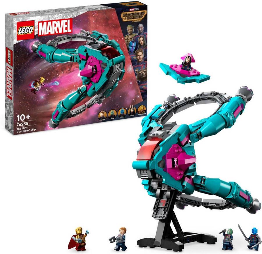 LEGO Marvel Het schip van de nieuwe Guardians of the Galaxy Constructie Speelgoed Set 76255