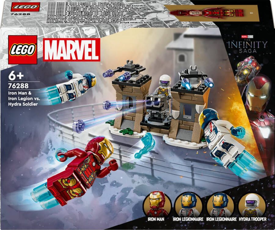 LEGO Super Heroes Marvel Iron Man & Iron Legion vs. Hydra soldaat 76288 Super Heroes Marvel