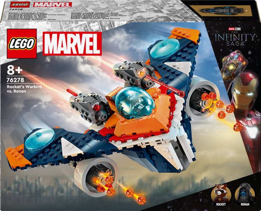 LEGO Marvel Super Heroes 76278 Rockets warbird vs. Ronan set