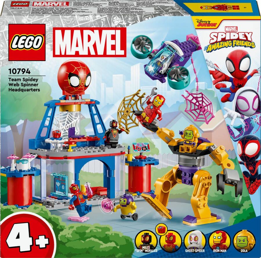 LEGO Marvel Team Spidey webspinner hoofdkwartier 10794