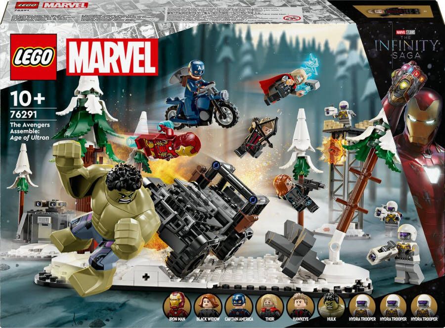 LEGO Super Heroes Marvel The Avengers Assemble: Age of Ultron Superhelden Speelgoed voor Kinderen 76291