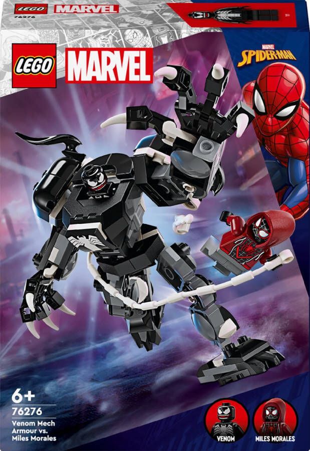 LEGO Marvel Super Heroes 76276 Venom mechapantser vs. Miles Morales Actie Set
