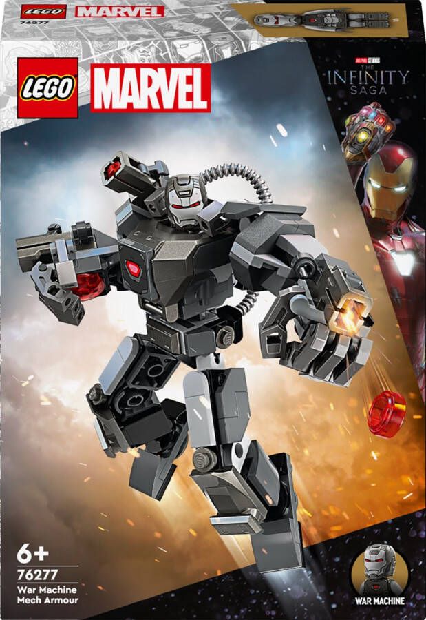LEGO Marvel Super Heroes 76277 War Machine mechapantser Bouwbaar