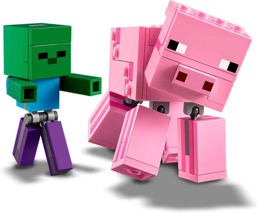 LEGO Minecraft BigFig Varken met Babyzombie 21157