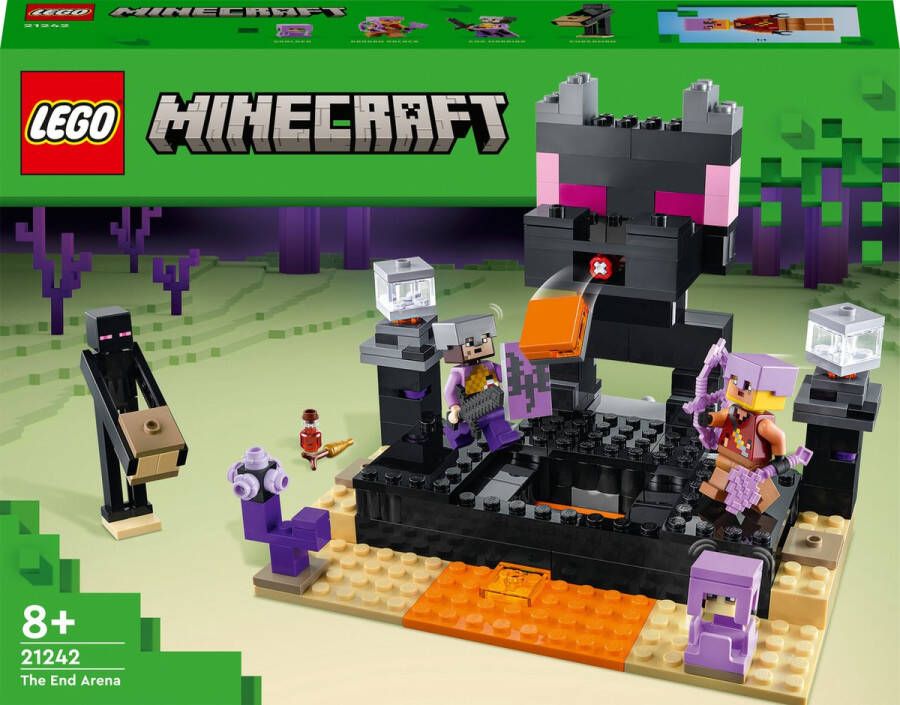 LEGO Minecraft De Eindarena Constructie Speelgoed Set 21242