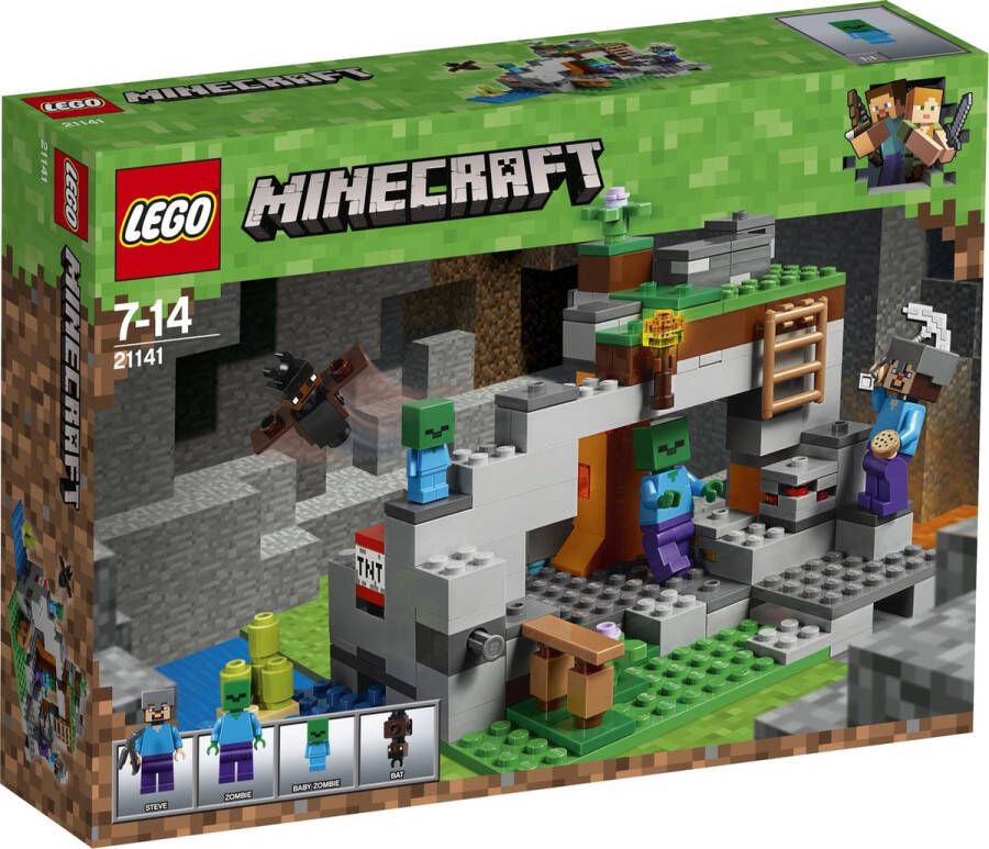 LEGO Minecraft De Zombiegrot 21141
