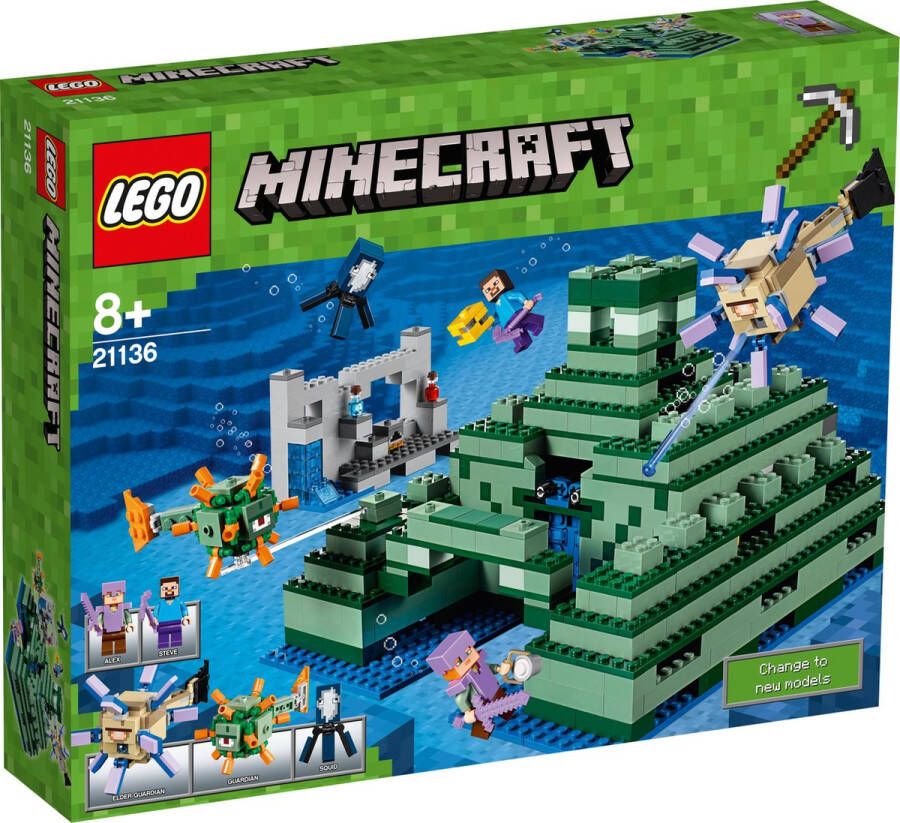 LEGO Minecraft Het Oceaanmonument 21136