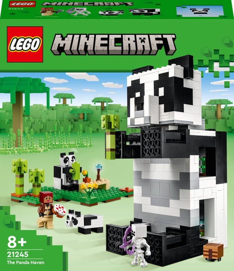LEGO Minecraft Het Panda Huis Speelgoed Set met Dieren 21245