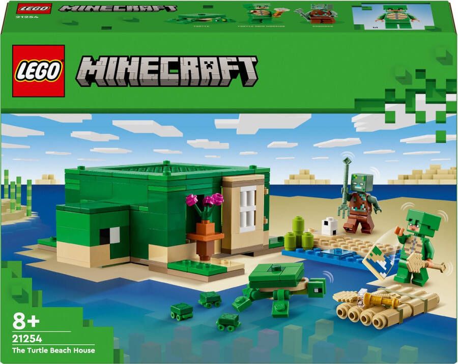 LEGO ï¿Minecraft 21254 Het schildpadstrandhuis