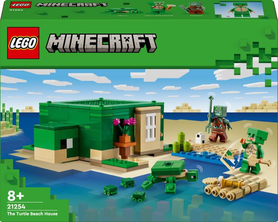 LEGO Minecraft 21254 Het schildpadstrandhuis