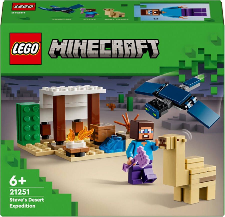LEGO Minecraft 21251 Steve&apos;s woestijnexpeditie