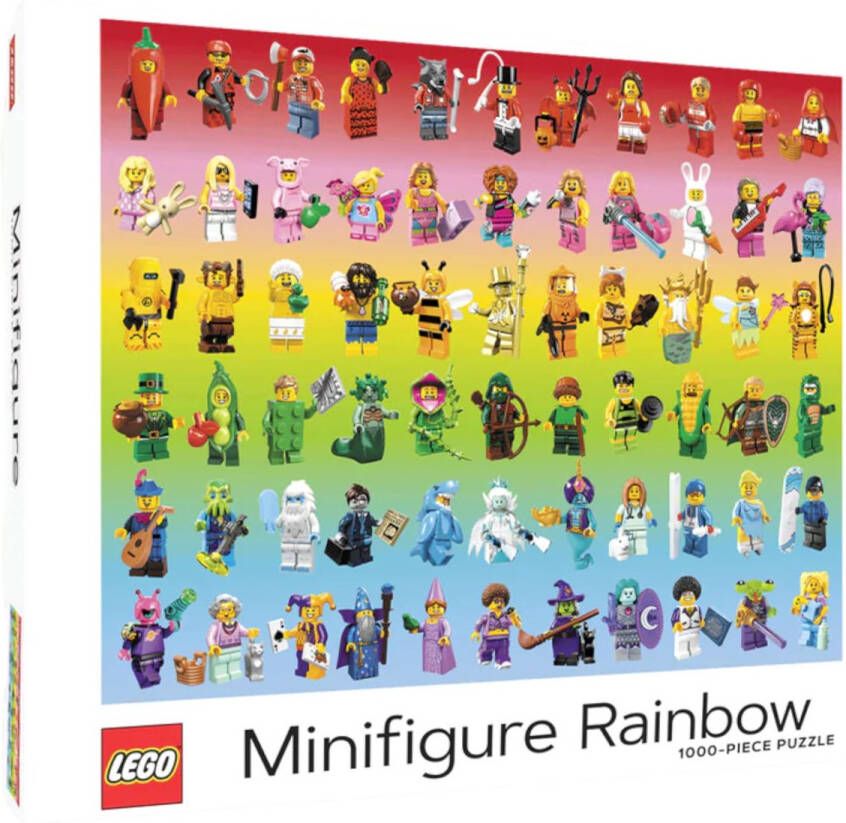 LEGO Puzzel 'Minifiguren Rainbow' (1000 stukjes)