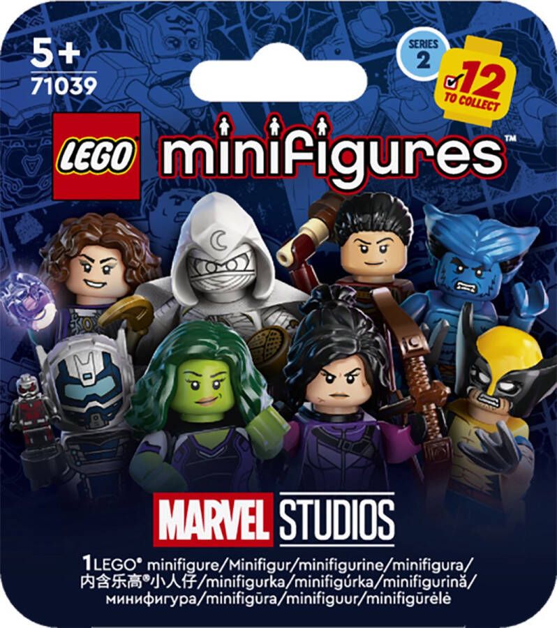 LEGO Minifiguren Marvel Serie 2 Set met 1 van de 12 Figuren 71039