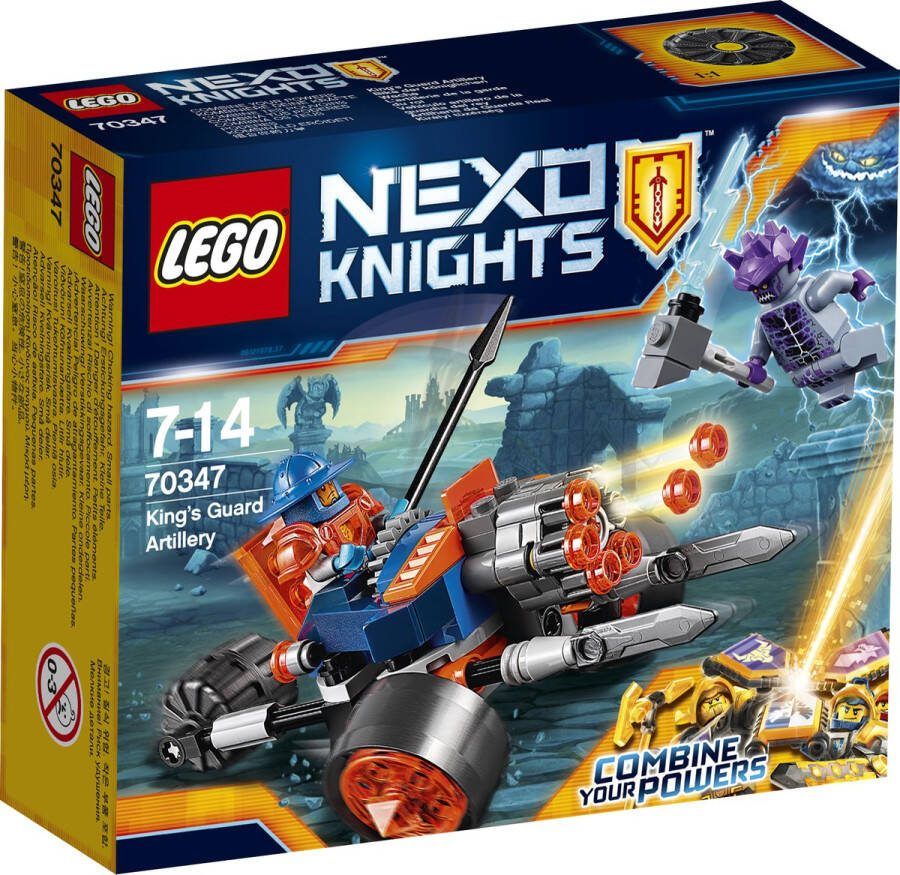 LEGO NEXO KNIGHTS Artillerie van de Koninklijke Garde 70347
