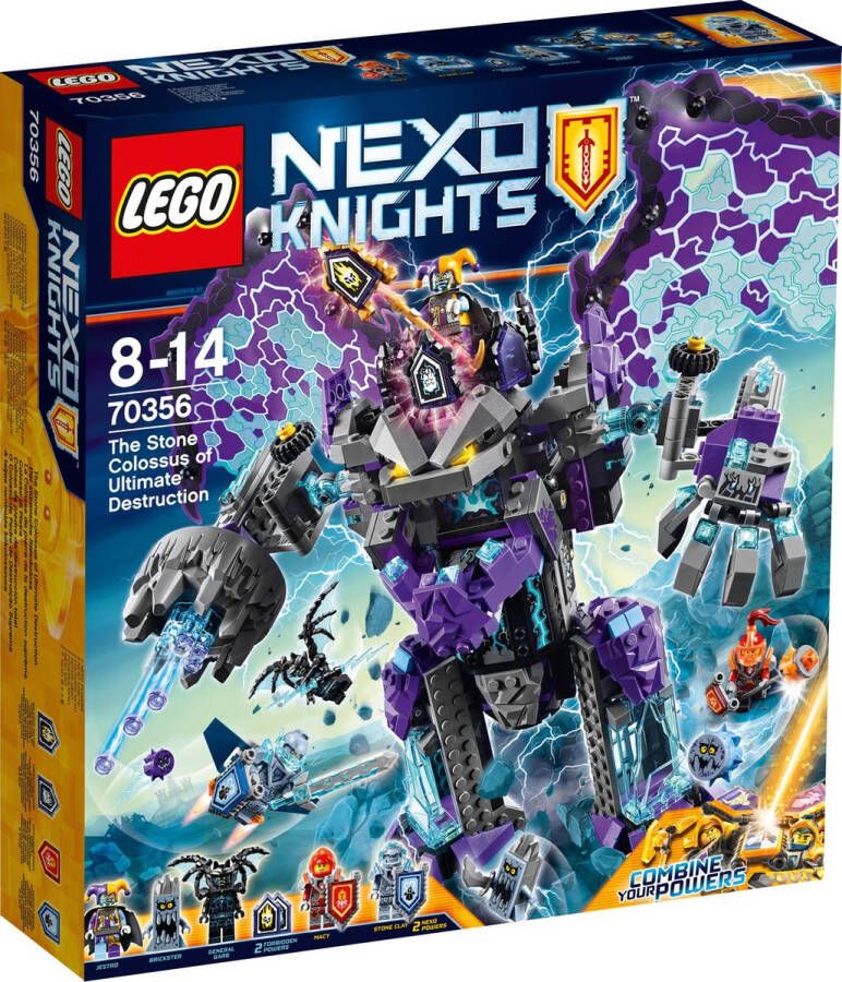 LEGO NEXO KNIGHTS De Stenen Kolos der Ultieme Vernietiging 70356