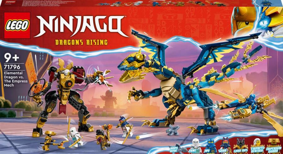 LEGO NINJAGO Elementdraak vs. de Mecha van de Keizerin Set 71796