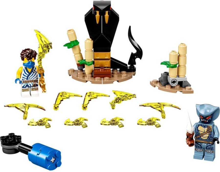 LEGO NINJAGO 71732 Jay vs. Serpentine Epic Battle Game inclusief 2 Ninja Warrior Miniaturen