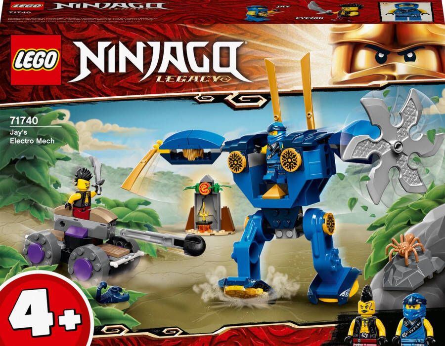 LEGO NINJAGO Legacy 4+ Jay's Electro Mecha 71740