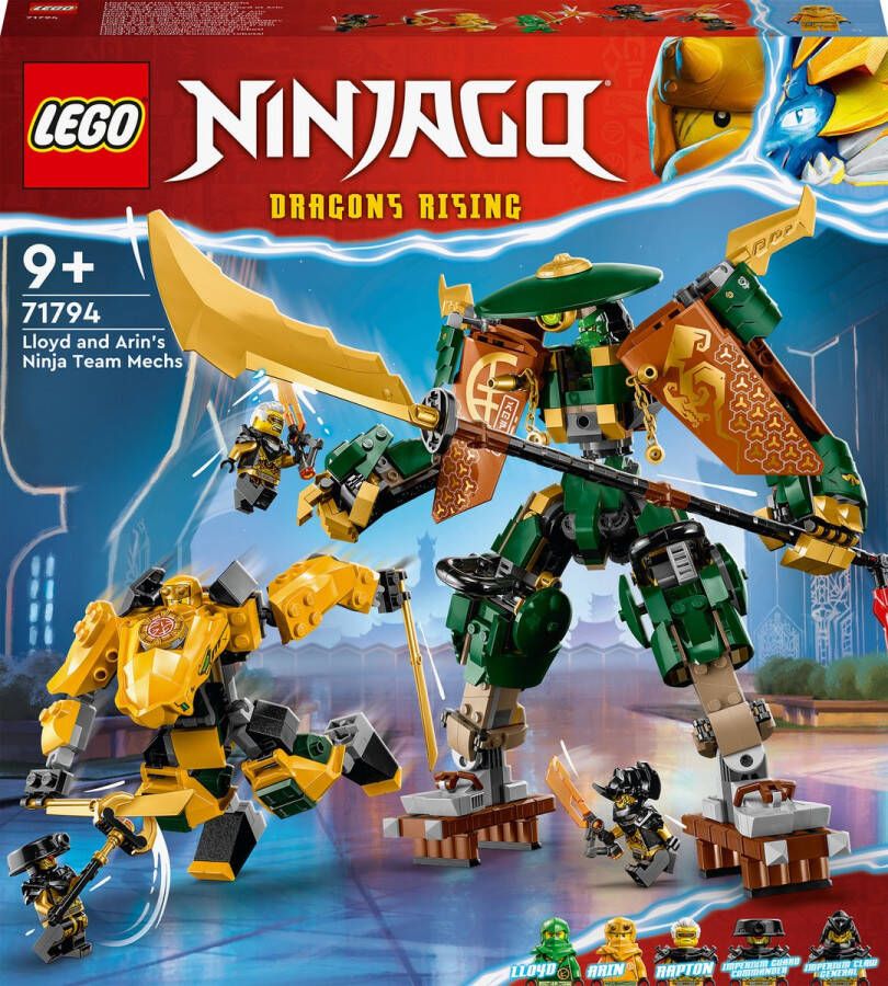 LEGO NINJAGO Lloyd en Arins Ninjateammecha met 2 Figuren 71794