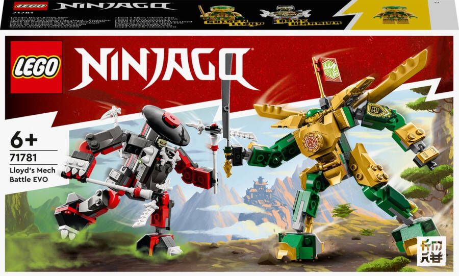 LEGO Ninjago 71781 Lloyd&apos;s mech battle EVO 2in 1 set