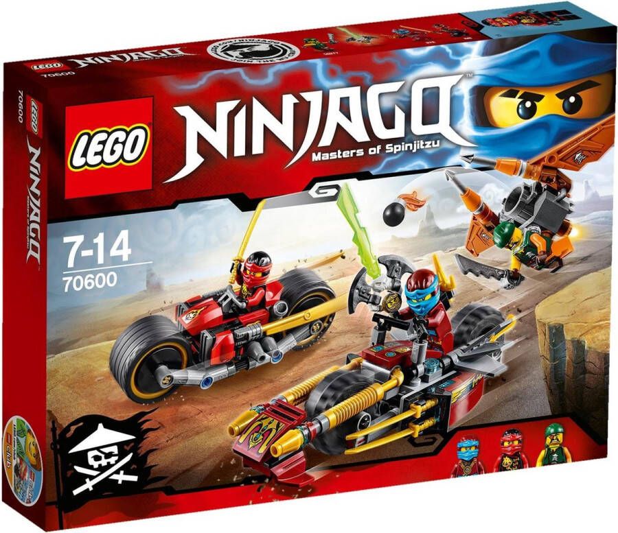 LEGO NINJAGO Ninja Motorachtervolging 70600