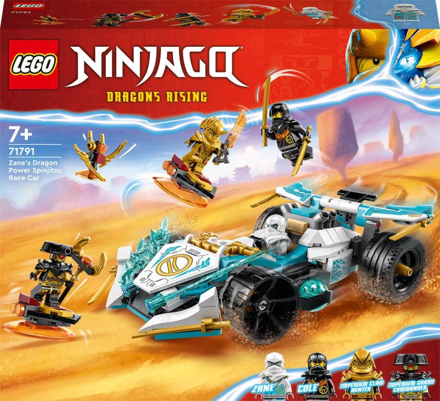 LEGO NINJAGO 71791 Zane&apos;s drakenkracht Spinjitzu racewagen