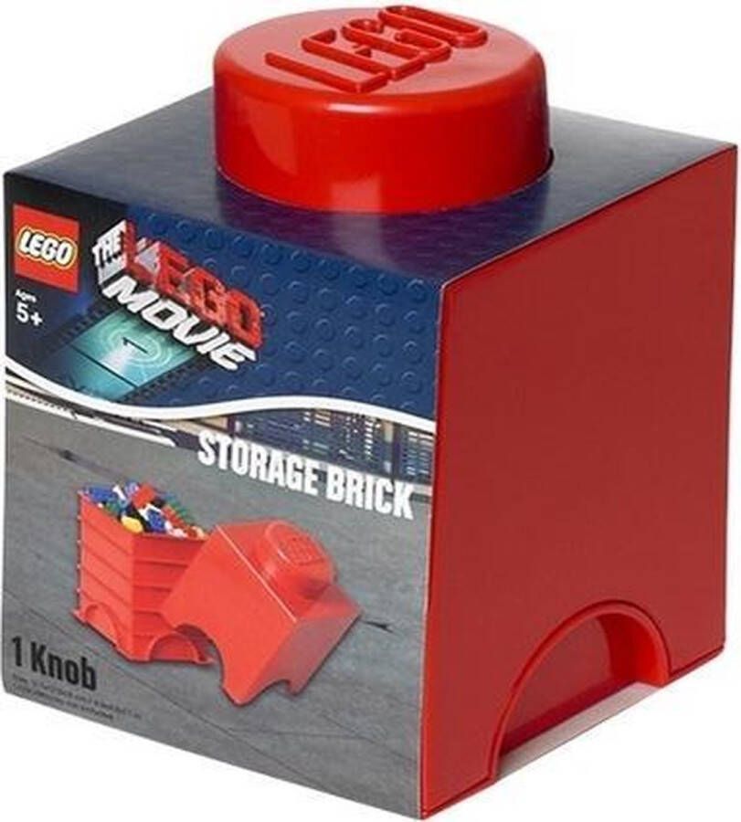 LEGO Opbergbox Brick 1 Movie Rood
