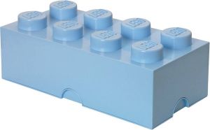 LEGO Opbergbox Brick 8 12L 50x25x18 cm – Lichtblauw