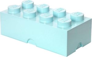 LEGO Brick 8 Opbergbox Lichtblauw