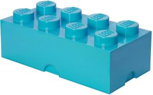 LEGO Brick 8 Opbergbox Azur Blauw