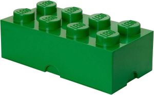 LEGO Brick 8 Opbergbox Donkergroen