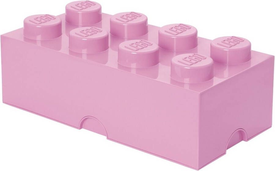 LEGO Brick 8 Opbergbox Lichtroze
