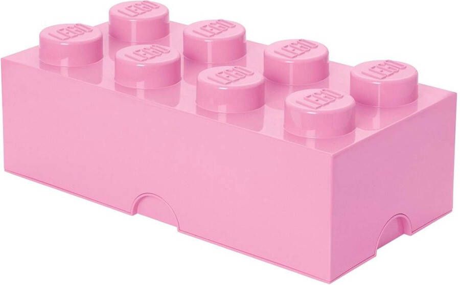 LEGO Brick 8 Opbergbox Lichtroze