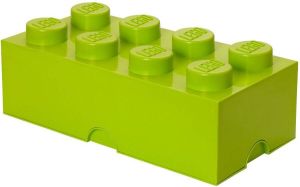 LEGO Opbergbox Brick 8 Limegroen