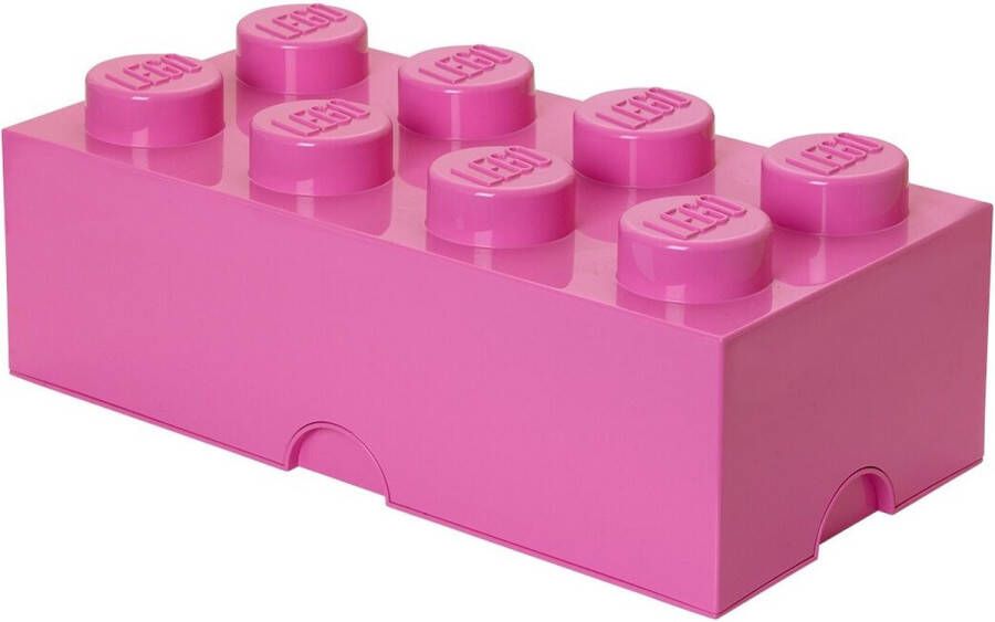 LEGO Opbergbox Brick 8 Polypropyleen Roze