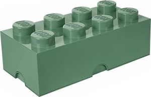 LEGO Brick 8 Opbergbox Zand Groen
