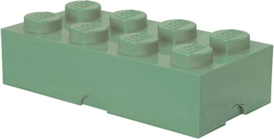 LEGO Opbergbox Brick 8 Rechthoek 12 liter Stapelbaar Kunststof Blauw