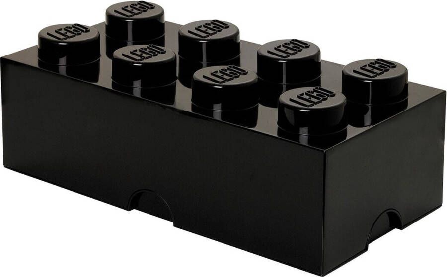 LEGO Opbergbox Brick 8 Rechthoek 12 liter Stapelbaar Kunststof Blauw