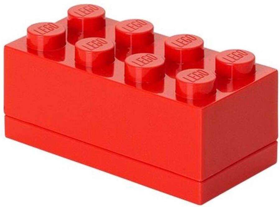 LEGO Opbergbox Mini Brick 8 Polypropyleen Rood