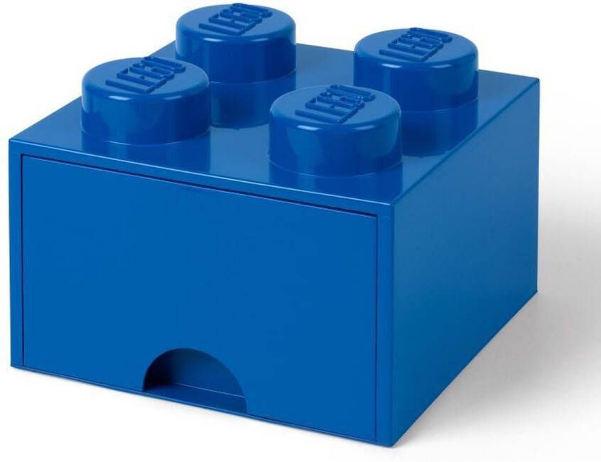 LEGO Brick 4 Opbergbox Kunststof Blauw