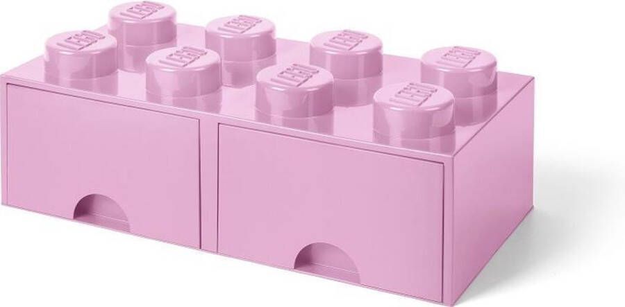 LEGO Brick 8 Opbergbox Met Lade Roze