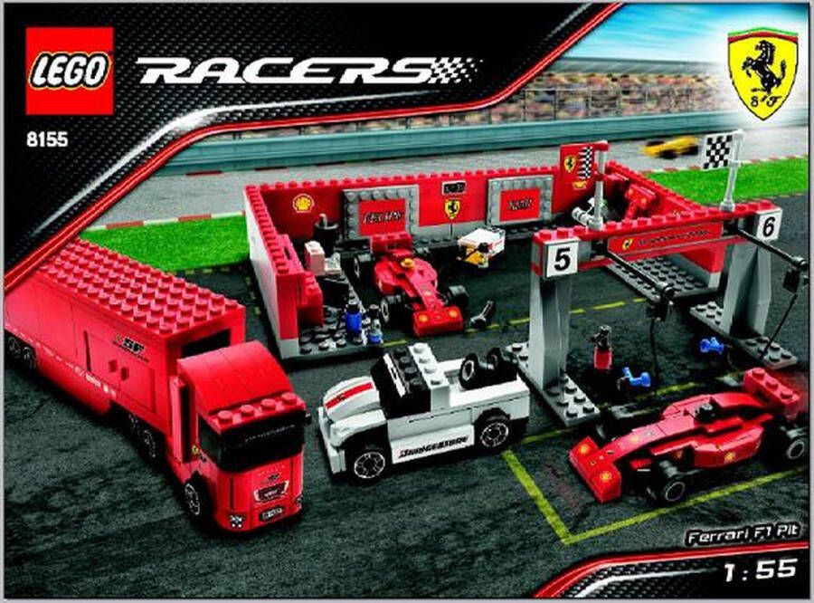 LEGO Racers Ferrari F1 Pit 8155