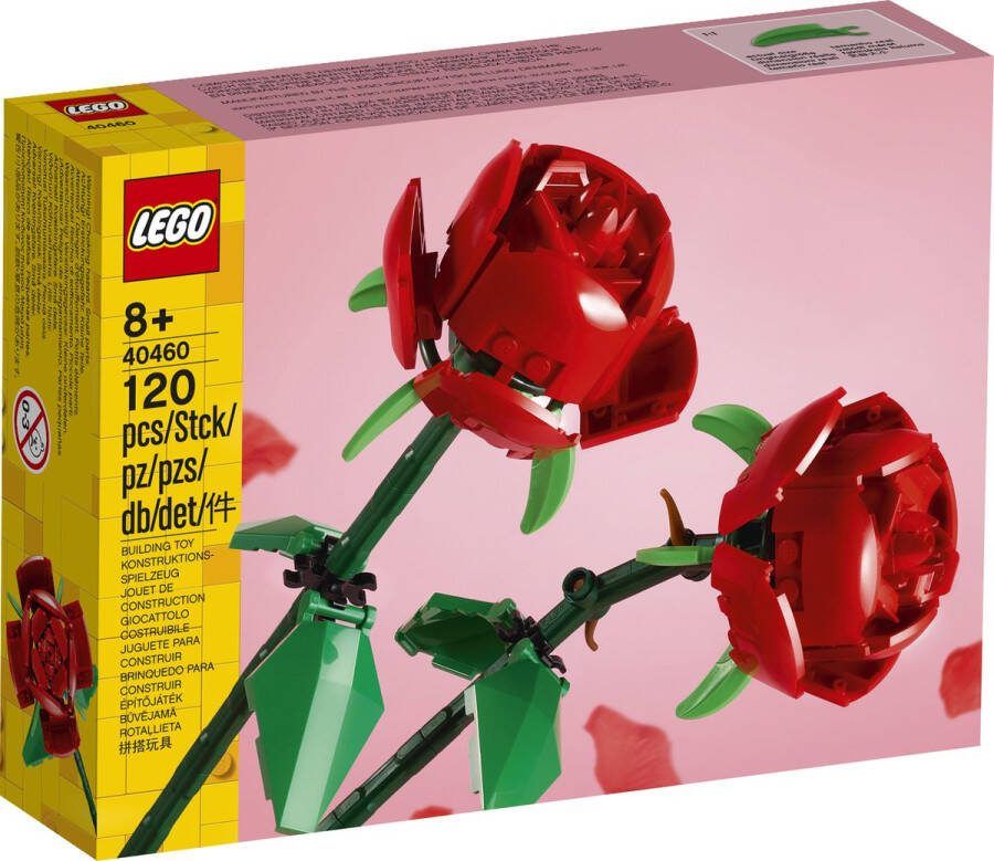 LEGO Botanical Collection Rozen Bloemen Bouwpakket voor Meisjes en Jongens 40460