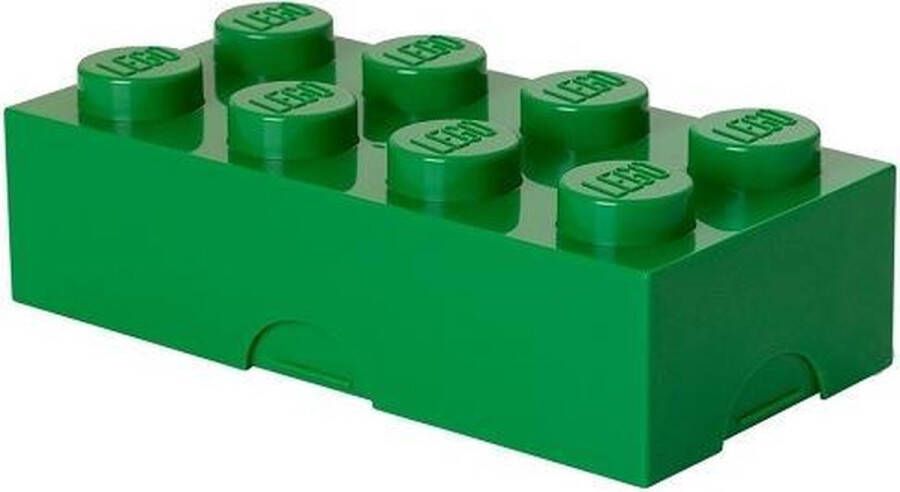 LEGO Set van 2 Lunchbox Classic Brick 8 Groen