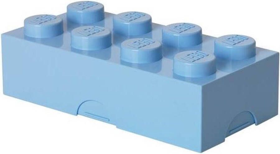 LEGO Set van 2 Lunchbox Classic Brick 8 Lichtblauw