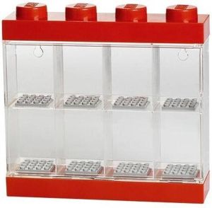 LEGO Set Van 2 Opbergbox Minifiguur 8 Rood