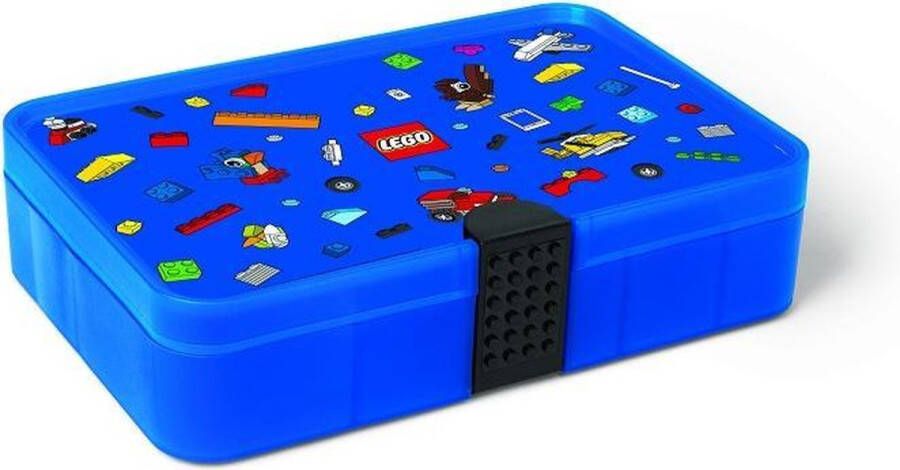 LEGO Set van 4 Sorteerkoffer Iconic Blauw