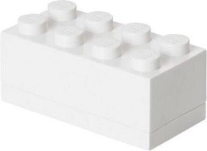 LEGO Set Van 6 Opbergbox Mini 8 Wit