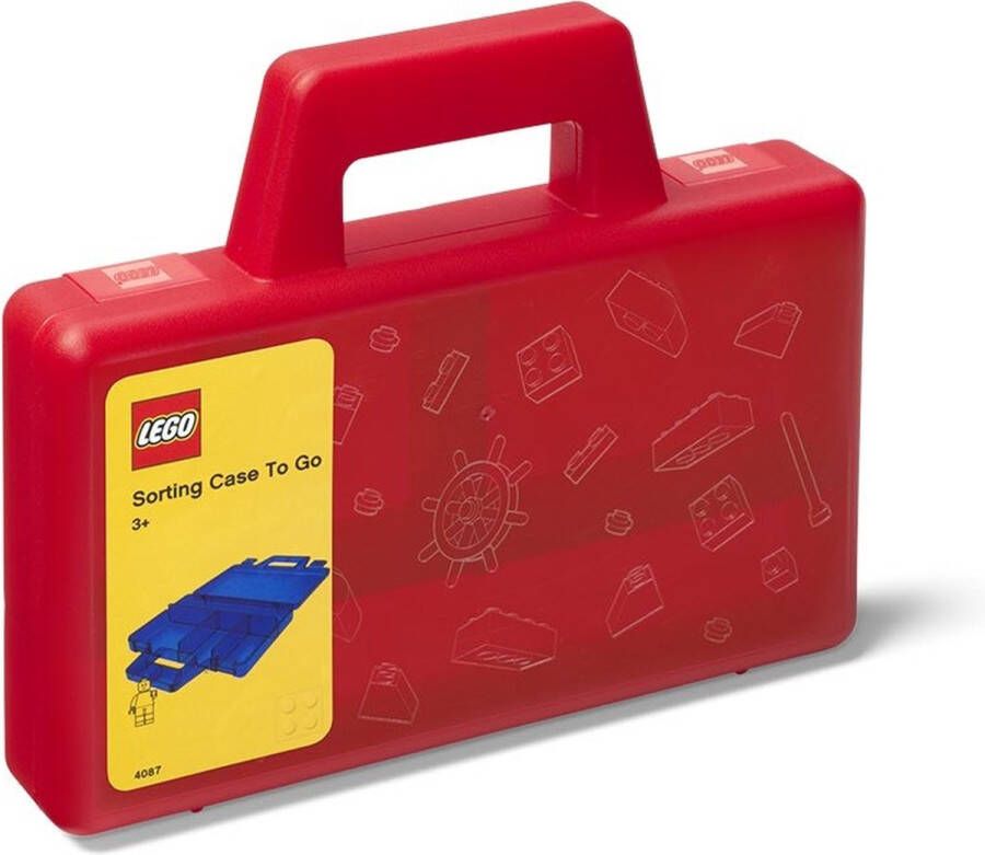 LEGO Sorteerkoffer To Go Rood